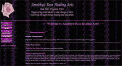 Desktop Screenshot of amethysthealing.com